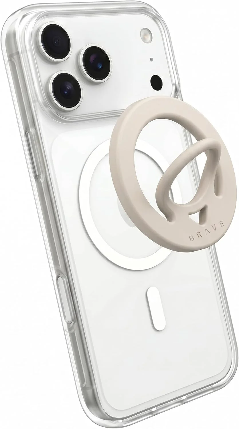 BRAVE Dual-Sided Magnetic Ring Phone Holder for Smartphones – Damaged Box