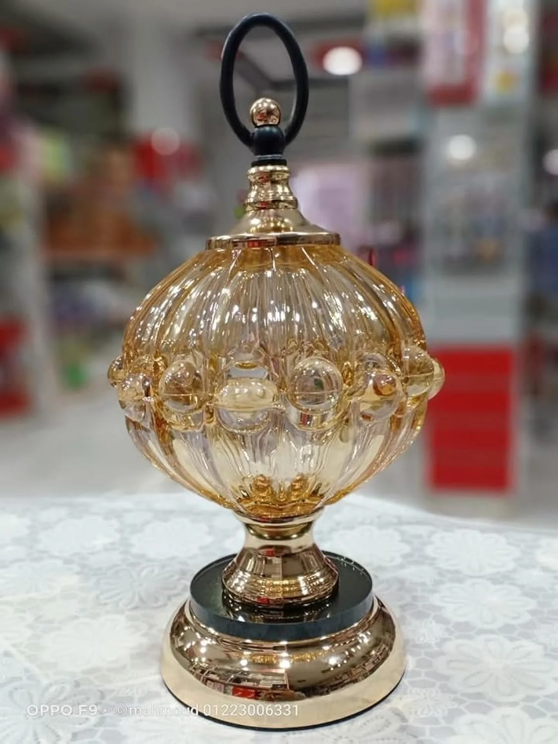 علبة حلوى زجاج من فلامر