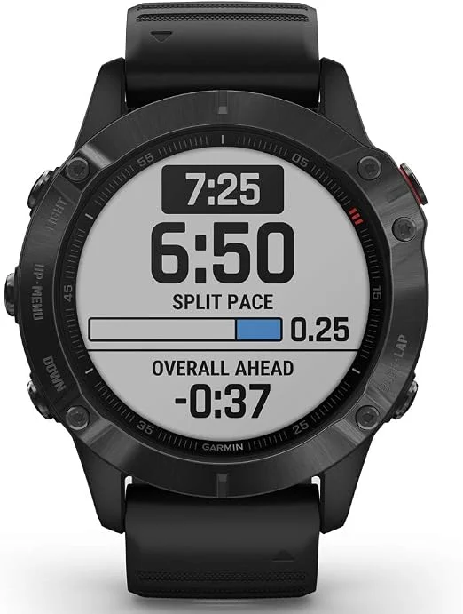 ساعة فينيكس 6 برو الرياضية متعددة الأنشطة المزودة بنظام تحديد المواقع العالمي من Garmin - علبة مفتوحة
