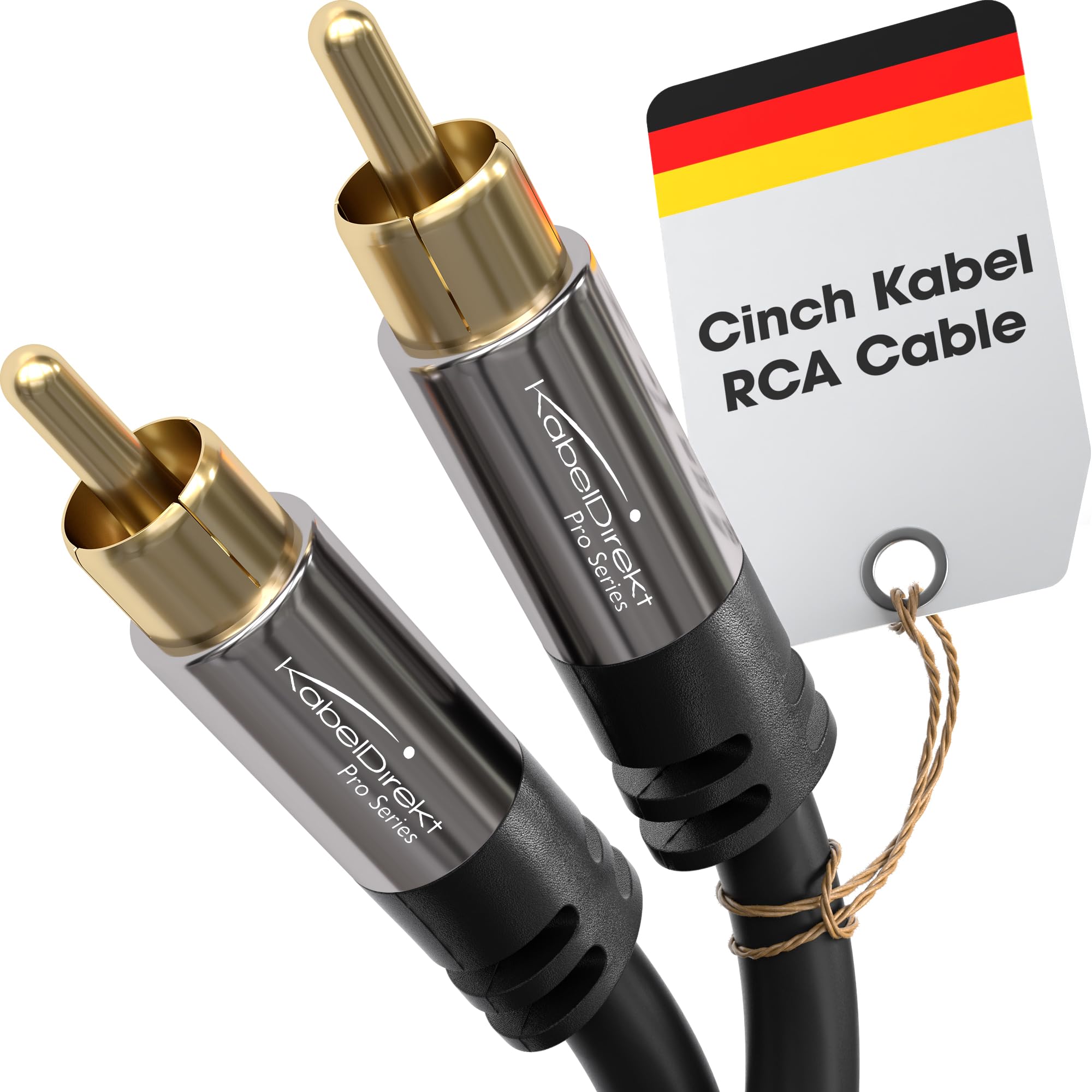 KabelDirekt 455  RCA Subwoofer Cable – High-Quality RCA/Phono Audio & Video