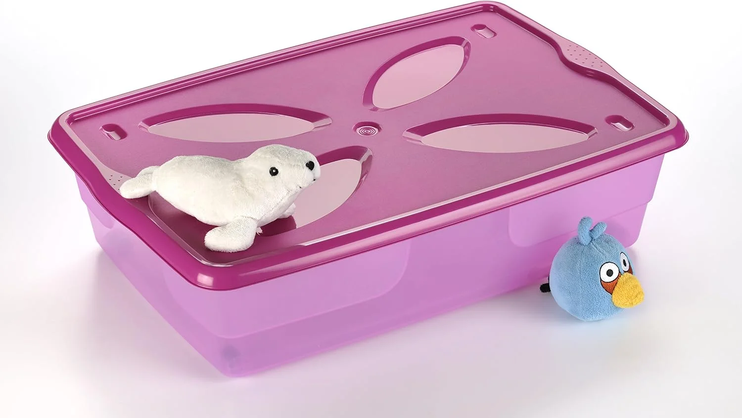 Bama Box  Storage Organizer with Flip Top Lid
