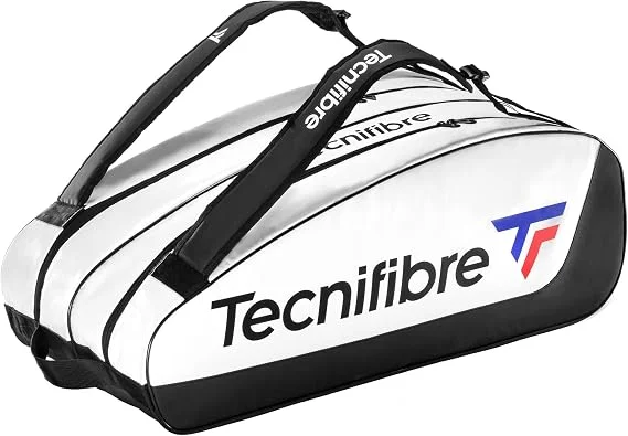 Tecnifibre Tour Endurance White 12R 2023 Tennis Bag – 12-Racquet Capacity