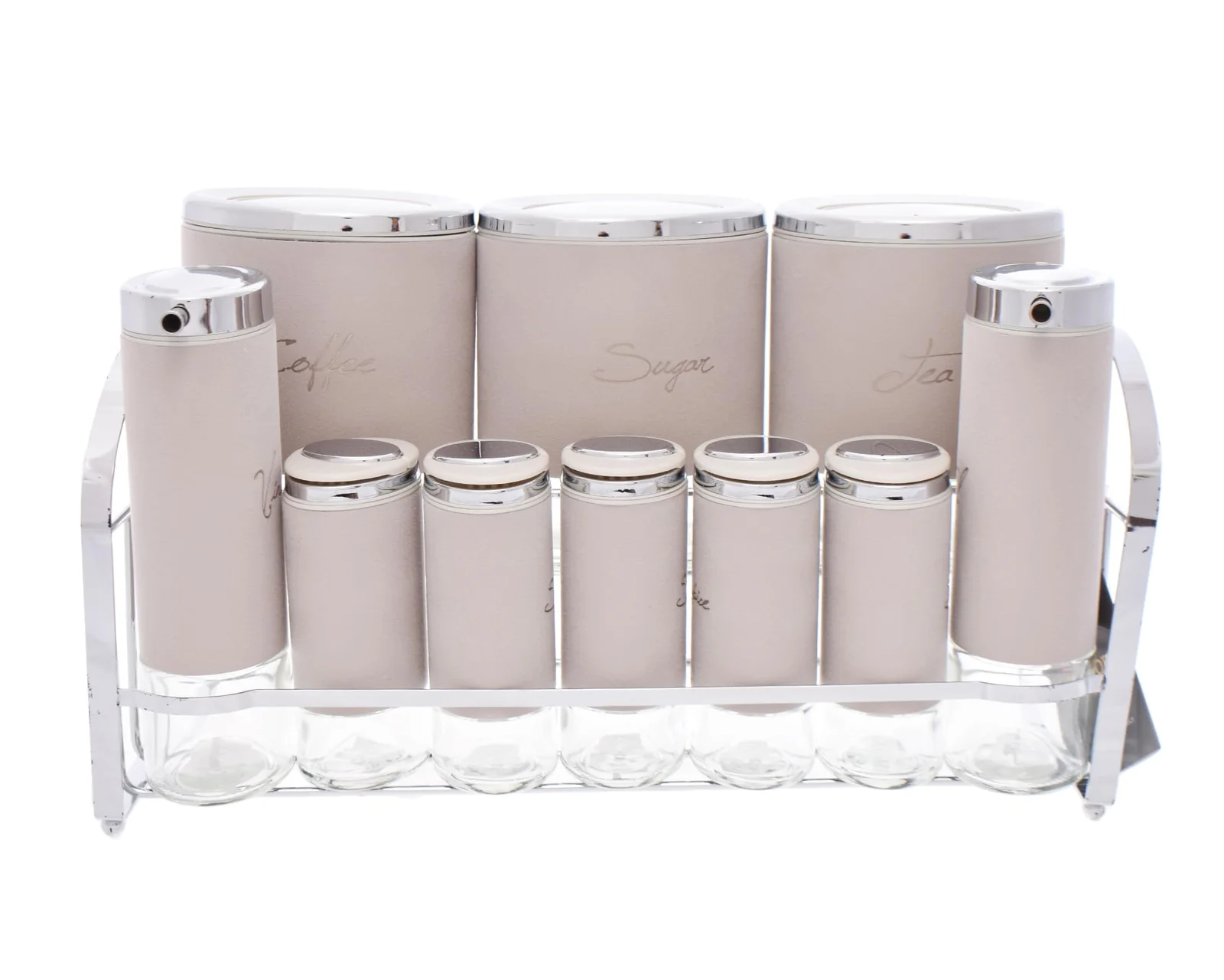 Oxford Round Stainless Steel Spice Set