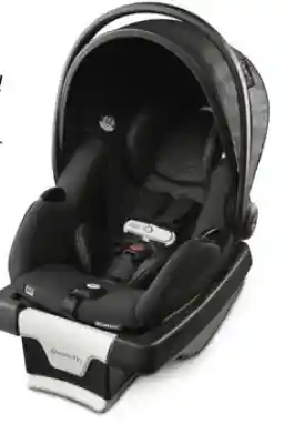 Evenflo Baby Car Seat – Safe & Comfortable Infant Car Seat (Black, Damaged Box)