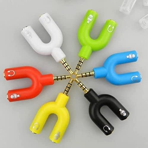 3.5mm 2 in 1 Audio Splitter for Headset and Microphone