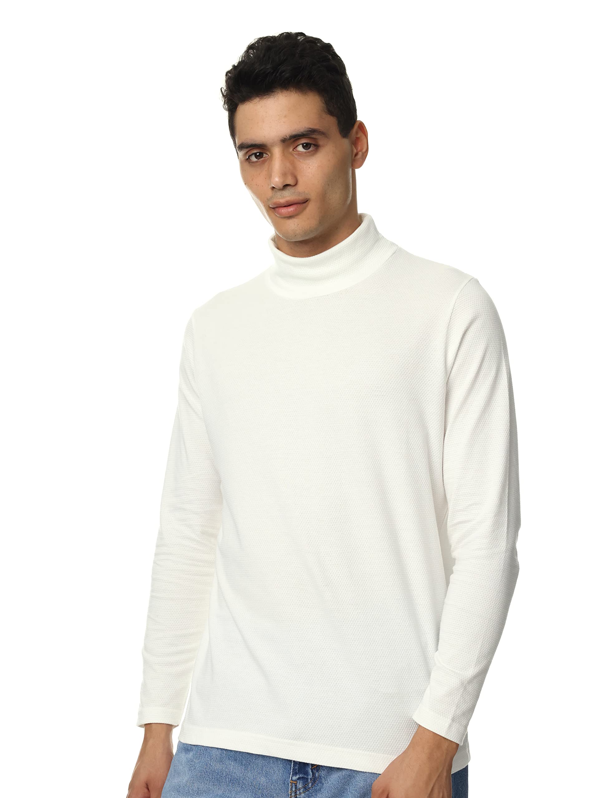 Hero Basic High Collar Pullover For Men