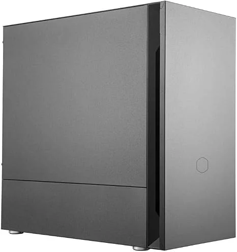 كيسة كمبيوتر Cooler Master Silencio S400 بحجم Micro-ATX مع عزل للصوت ودعم التبريد المائي – علبة تالفة