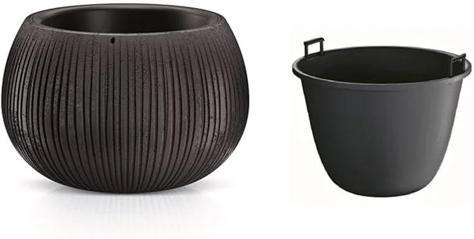 Prosperplast Round Plastic Plant Pot – Durable and Practical Garden Container