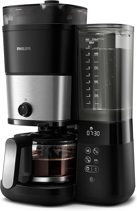 Philips HD7900/50 All-in-1 Brew Coffee Maker with Grinder 10 Cups Black - Scratches, No Box