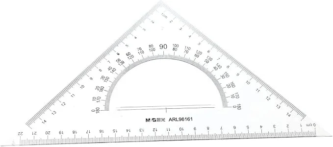 M&G 90 Degree Triangle Rulers Set of 2pcs