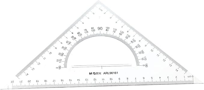 M&G 90 Degree Triangle Rulers Set of 2pcs