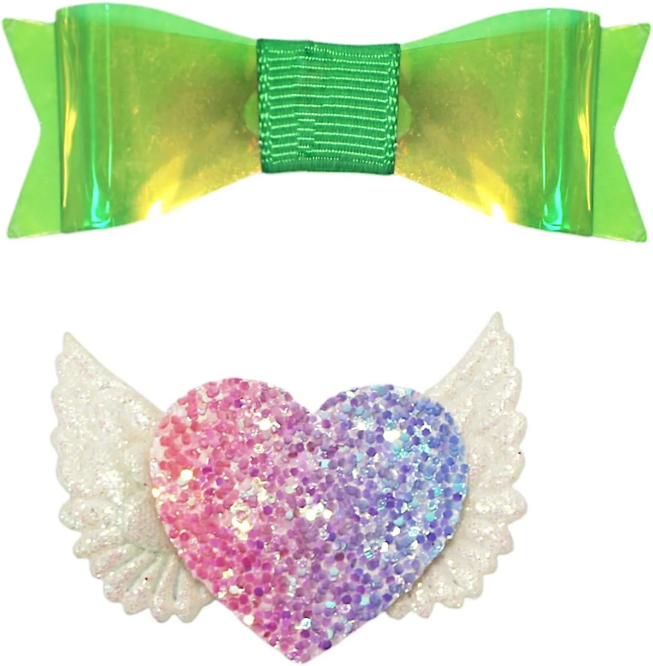 Mix&Max Girls Heart Hair Clips Set