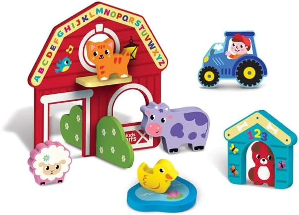 Kids Hits Wooden Farm Set