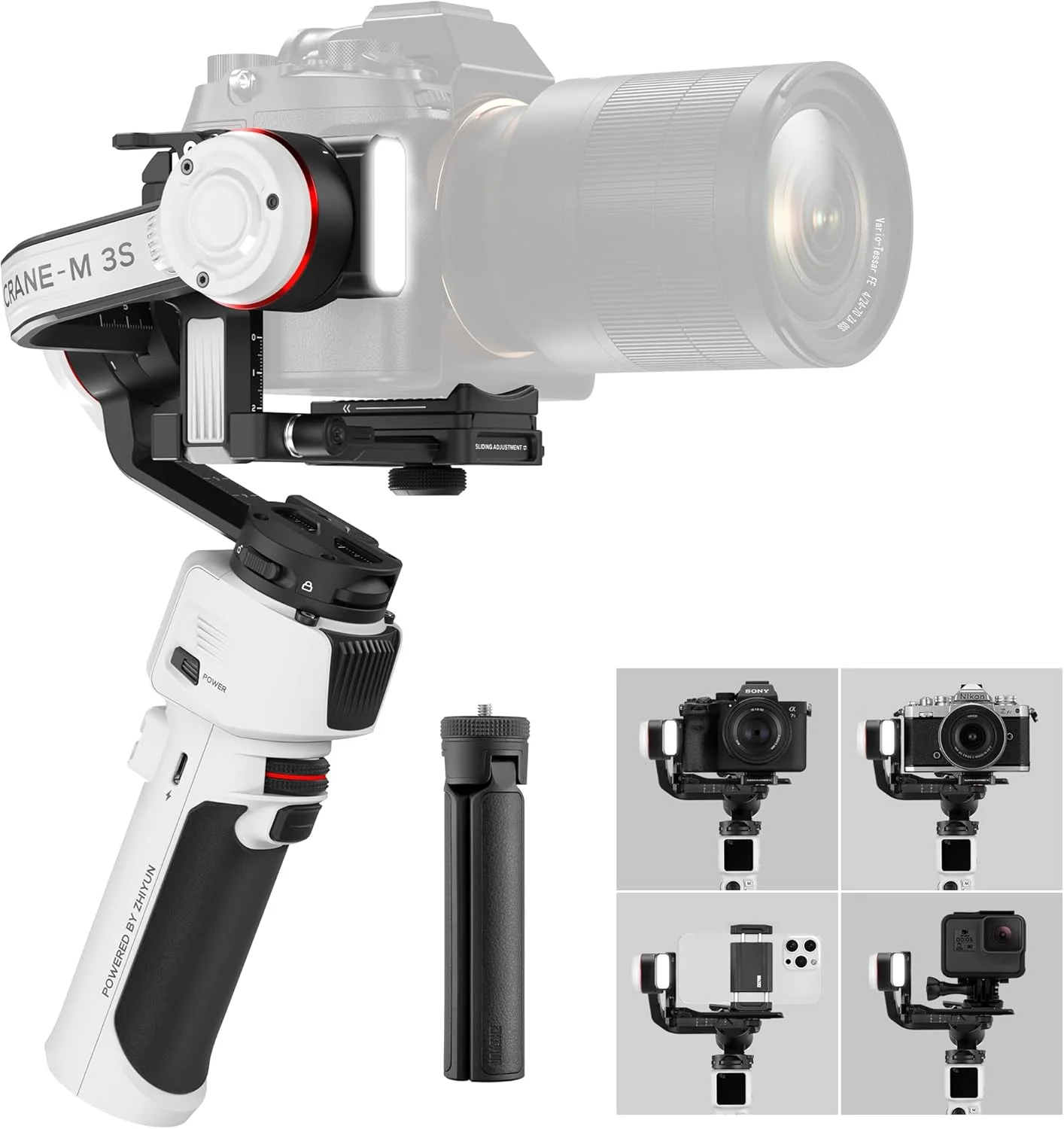 ZHIYUN Crane M3S 3-Axis Camera Stabilizer for Cameras & Smartphones