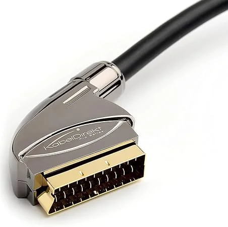 KabelDirekt PRO Series SCART Cable – 5m (21-Pin, Full HD)