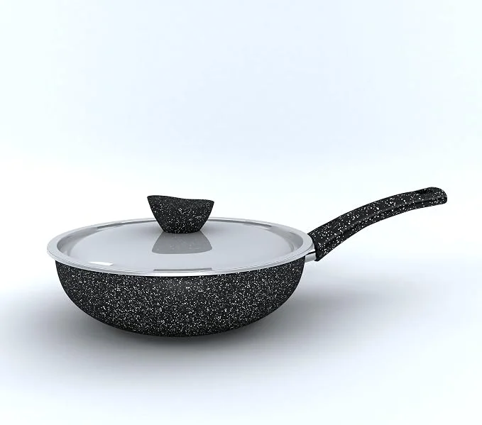 طقم أواني طهي جرانيت 13 قطعة بغطاء استانلس من LAPIS