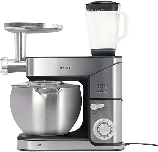 Black & White SC-217 3-in-1 Stand Mixer with 10L Stainless Steel Bowl