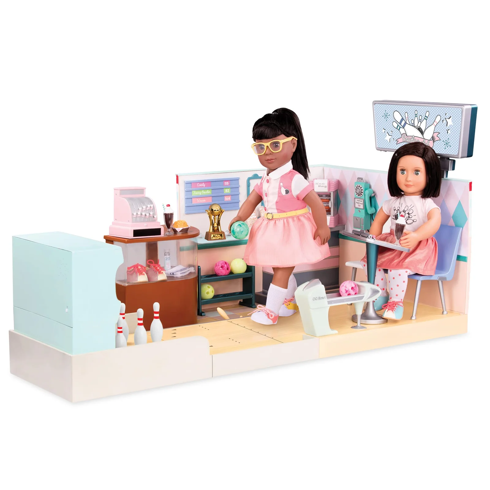 Our Generation Doll Bowling Alley Play Set