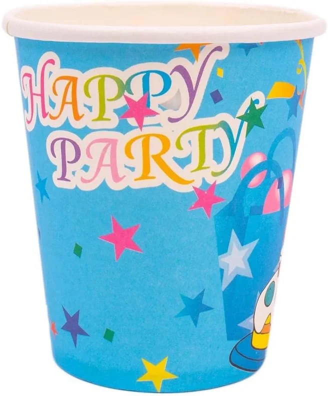 Printed Birthday Party Paper Cups – Pack of 10