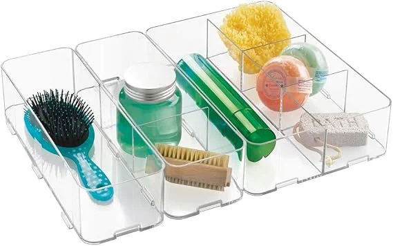 InterDesign Bathroom Interlocking Drawer Organizer
