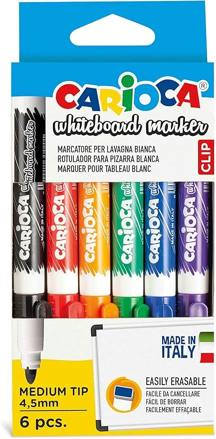 Carioca Erasable Whiteboard Markers