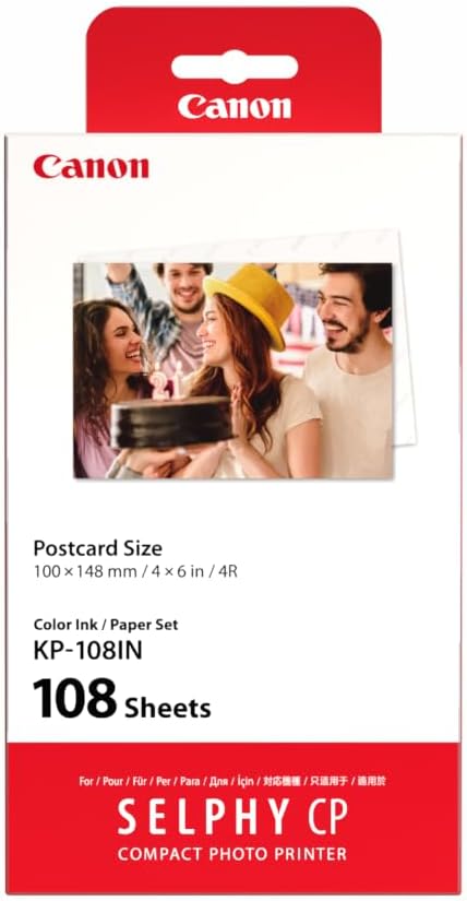 Canon KP-108IN Ink & Paper Set