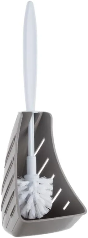 Bama Taupe Toilet Brush Set