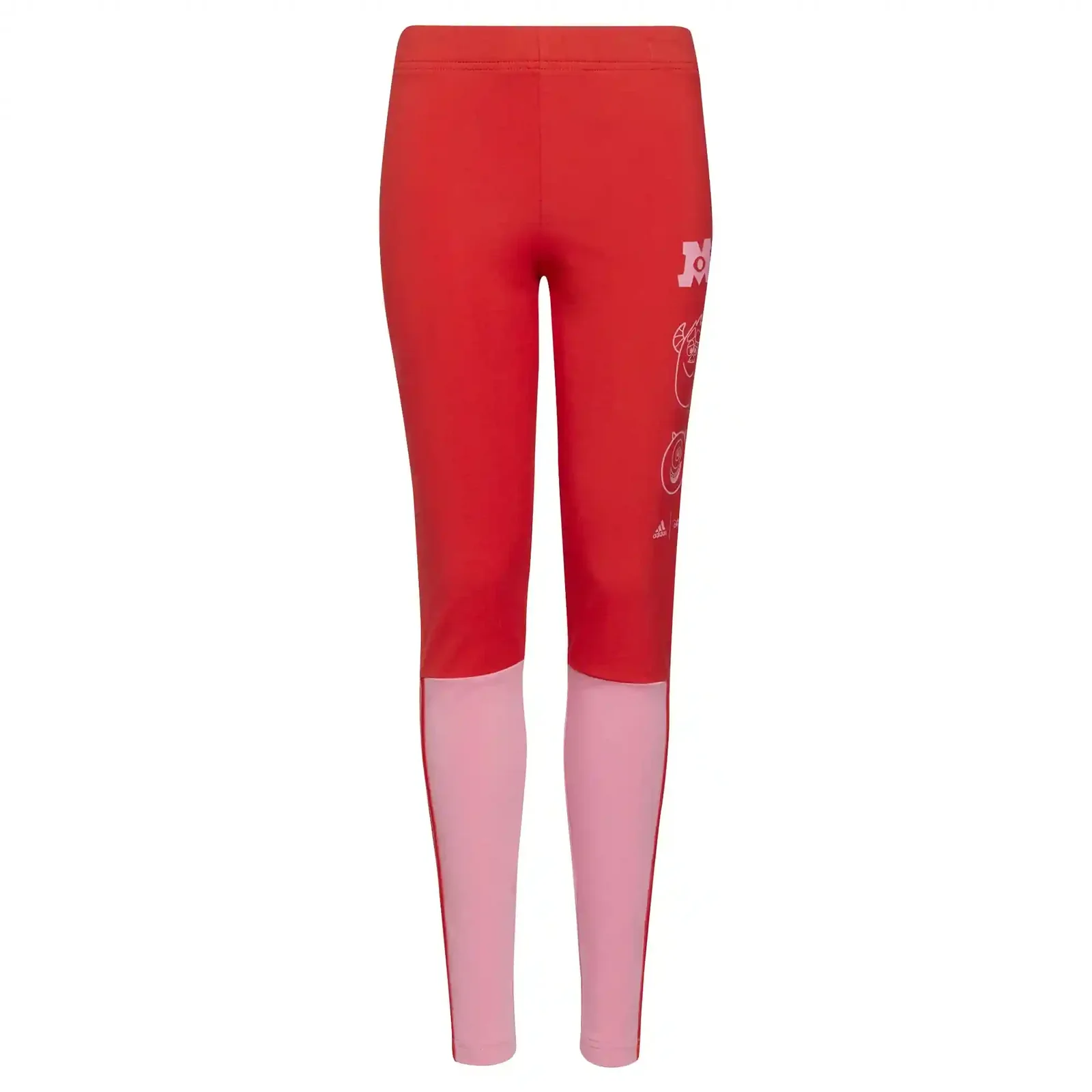Adidas ISB83 Girls Sweatpants Tights – Red Kids Sports Leggings