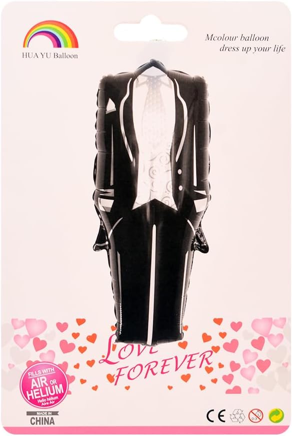 Groom Suit Tuxedo Shaped Helium