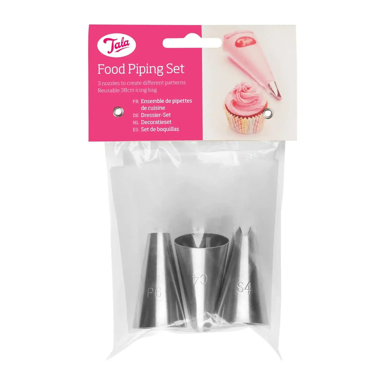 Tala Stainless Steel Cake Decorating Set for Cakes Cookies and Desserts