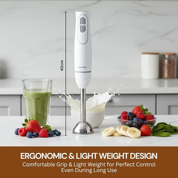 DOMEA 500W Hand Blender with Stainless Steel Blades - Scratches - Damage Box