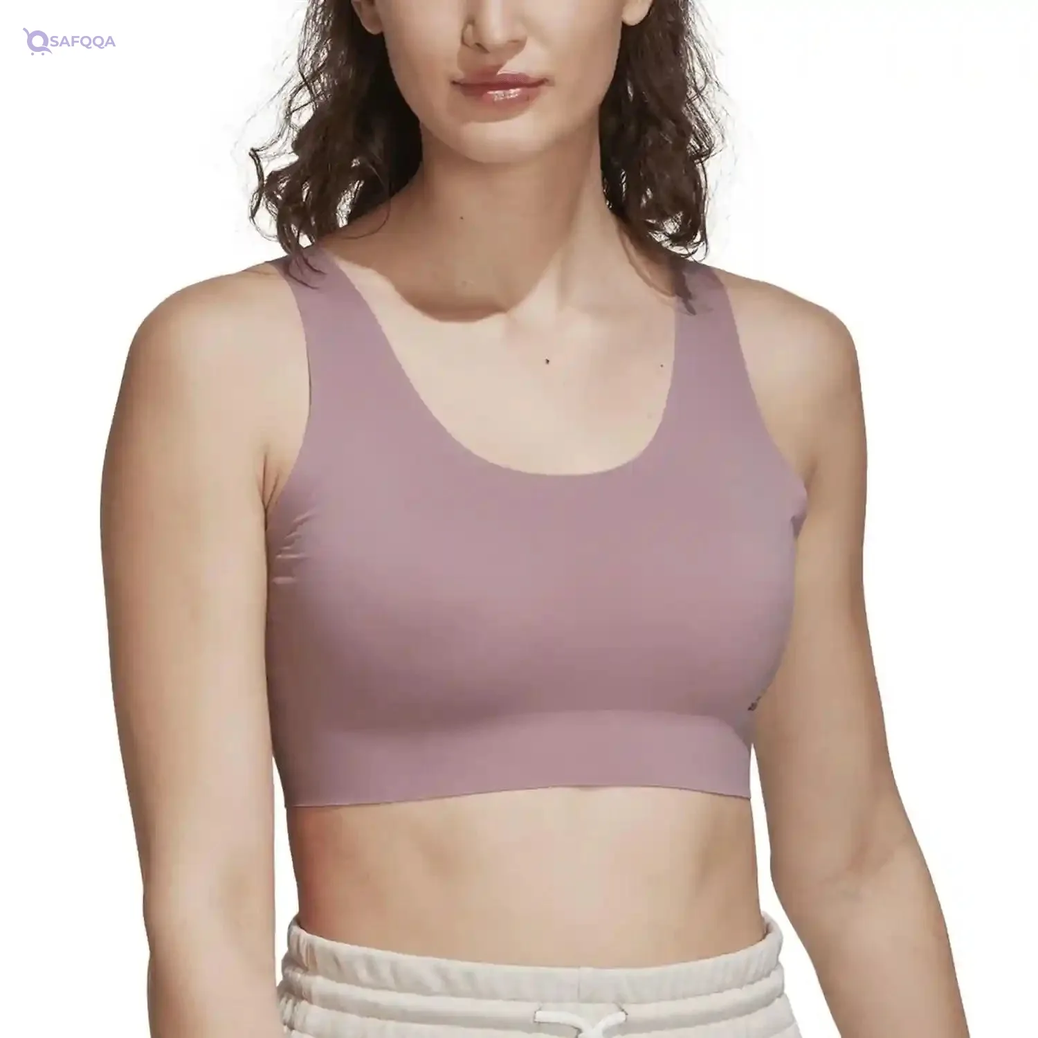 Adidas Women Sports Bra Purple Comfortable Training Bra