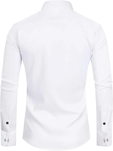 J.VER Men’s Button Down Shirt White