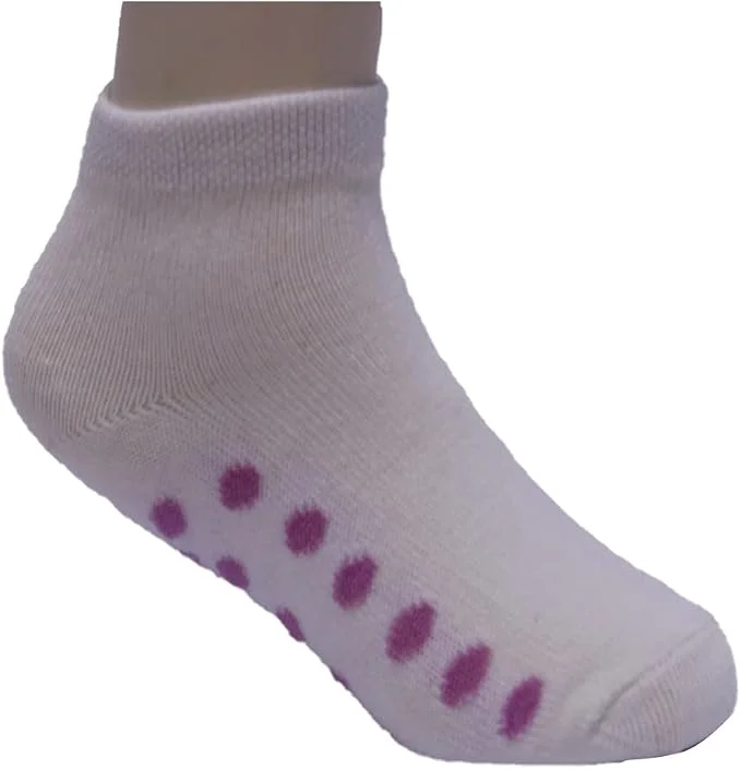 White Flower Girls' Above Ankle-Length Sock