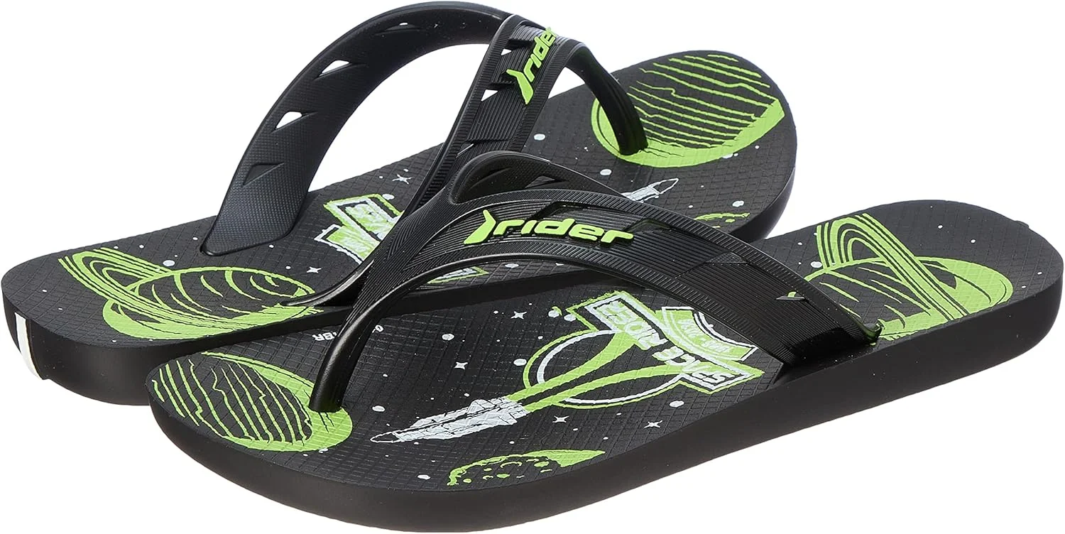Rider Boys Slippers Casual Lightweight Comfortable Everyday Wear