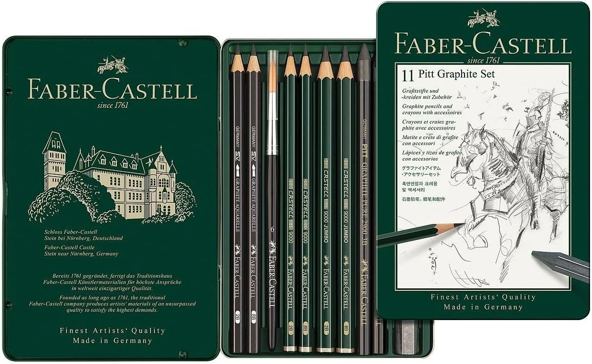 Faber-Castell Graphite Pencil Set – 11 Pieces