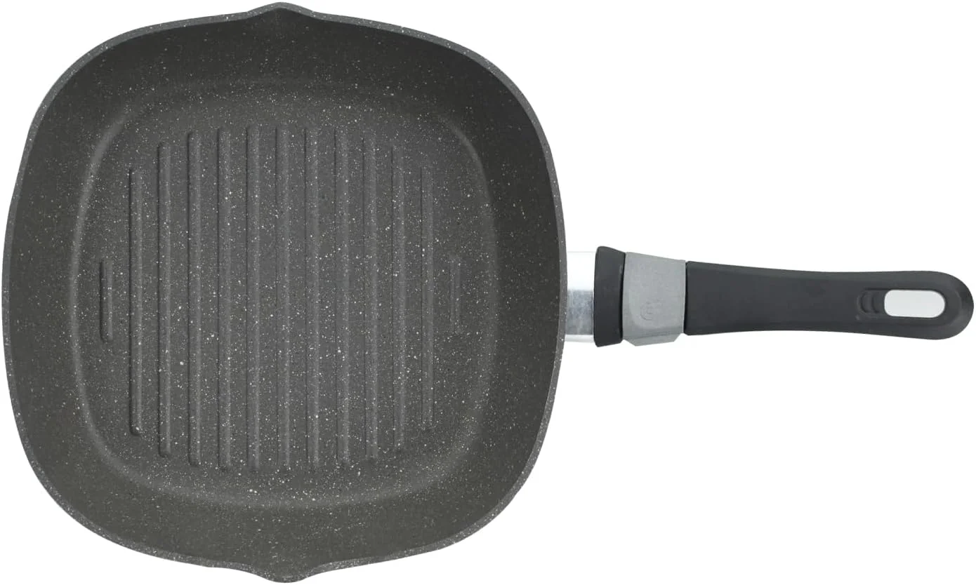 El Amal Elite Granite Grill with Detachable Handles – 26 cm