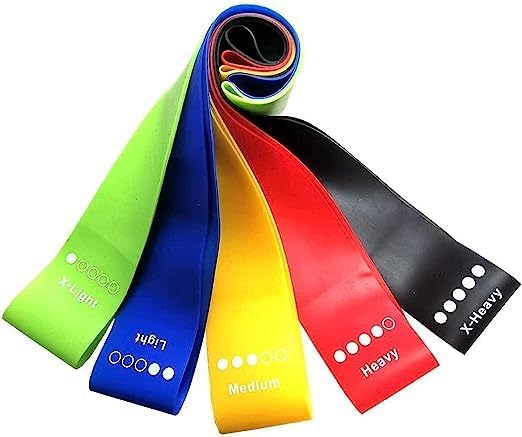 5-Piece Resistance Bands Set – 5 Fitness Resistance Levels