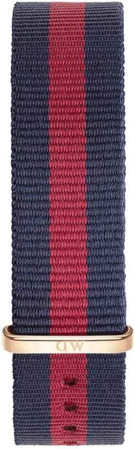 Daniel Wellington Watchbands Men Red Navy