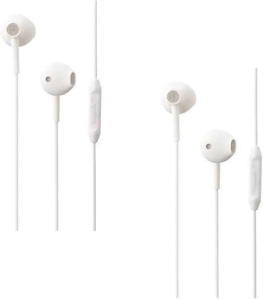 tingwode D507 Wired Earphones with Microphone Set of 2 Pack