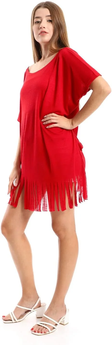 JAMILA Women Solid Cover Up