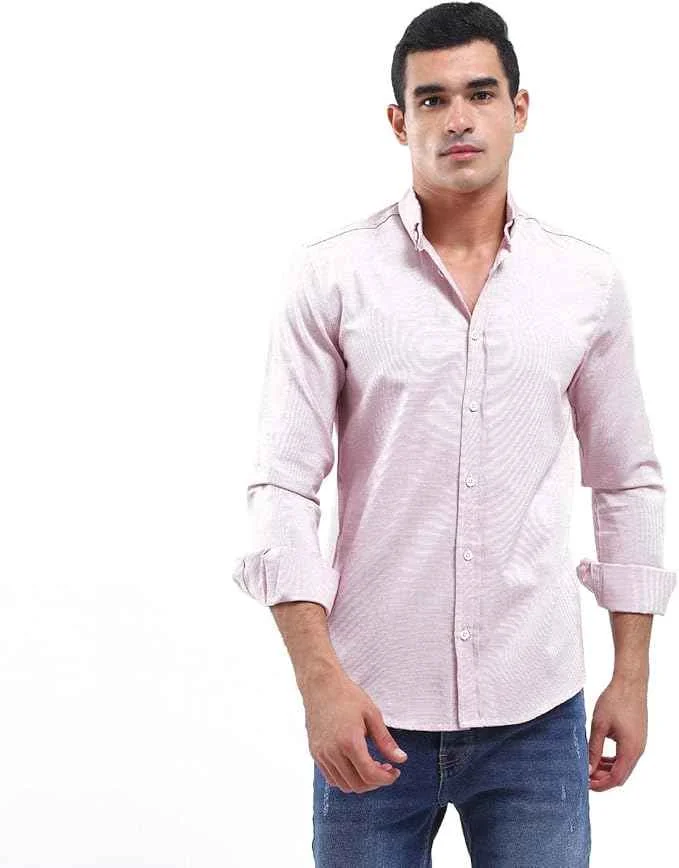 White Rabbit Men's Classic Shirt Elegant Formal Wear
