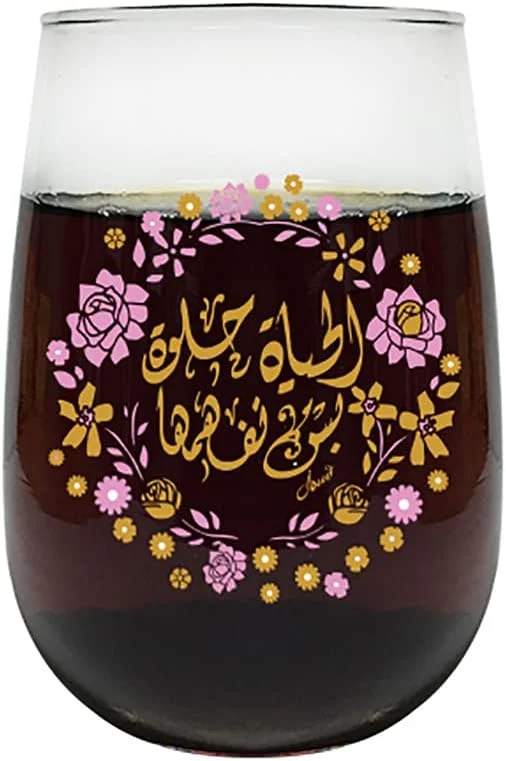 كوب عصير زجاجي  من جود