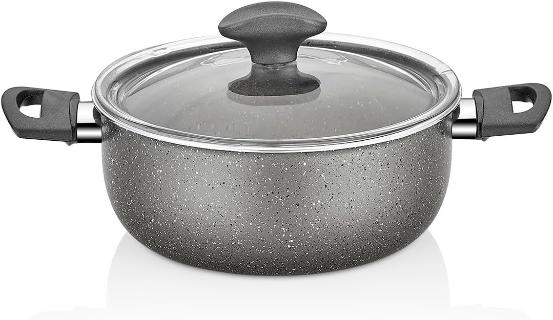 Papilla Granite Cooking Pot 24 cm Nonstick Cookware