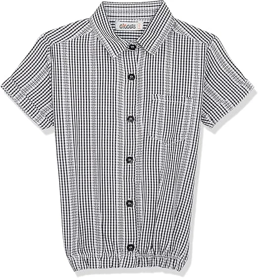 Giggles Kids Blouse – Stylish Anthracite Casual Soft Top for Girls