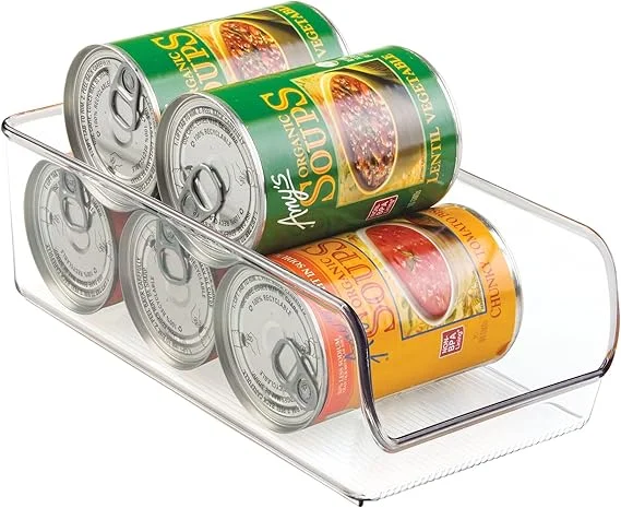InterDesign Linus Plastic Can Organizer with Lid