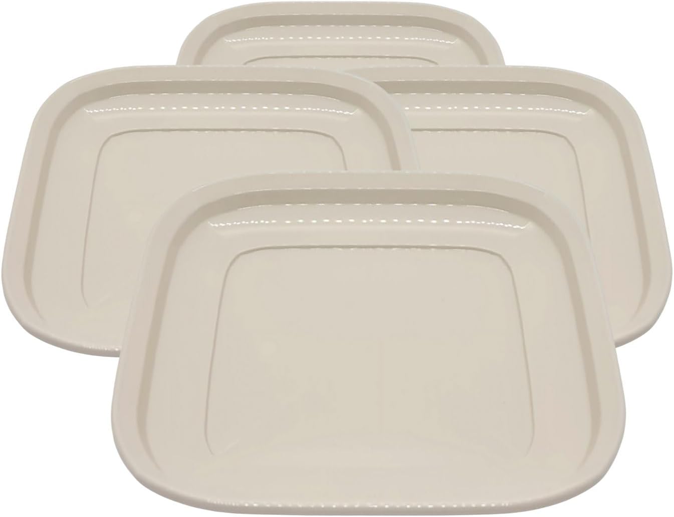 Elite Square Plate Set – 4 Pieces