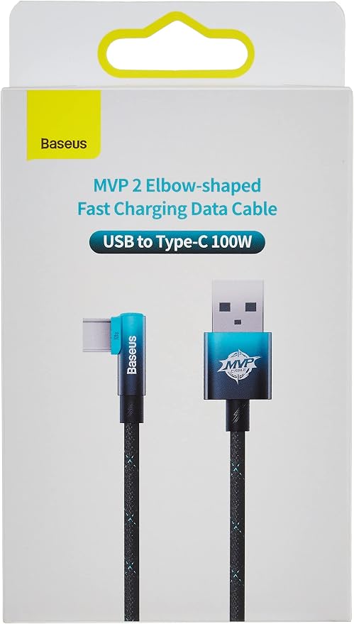 Baseus MVP 2 Elbow-shaped 100W USB to Type-C Cable