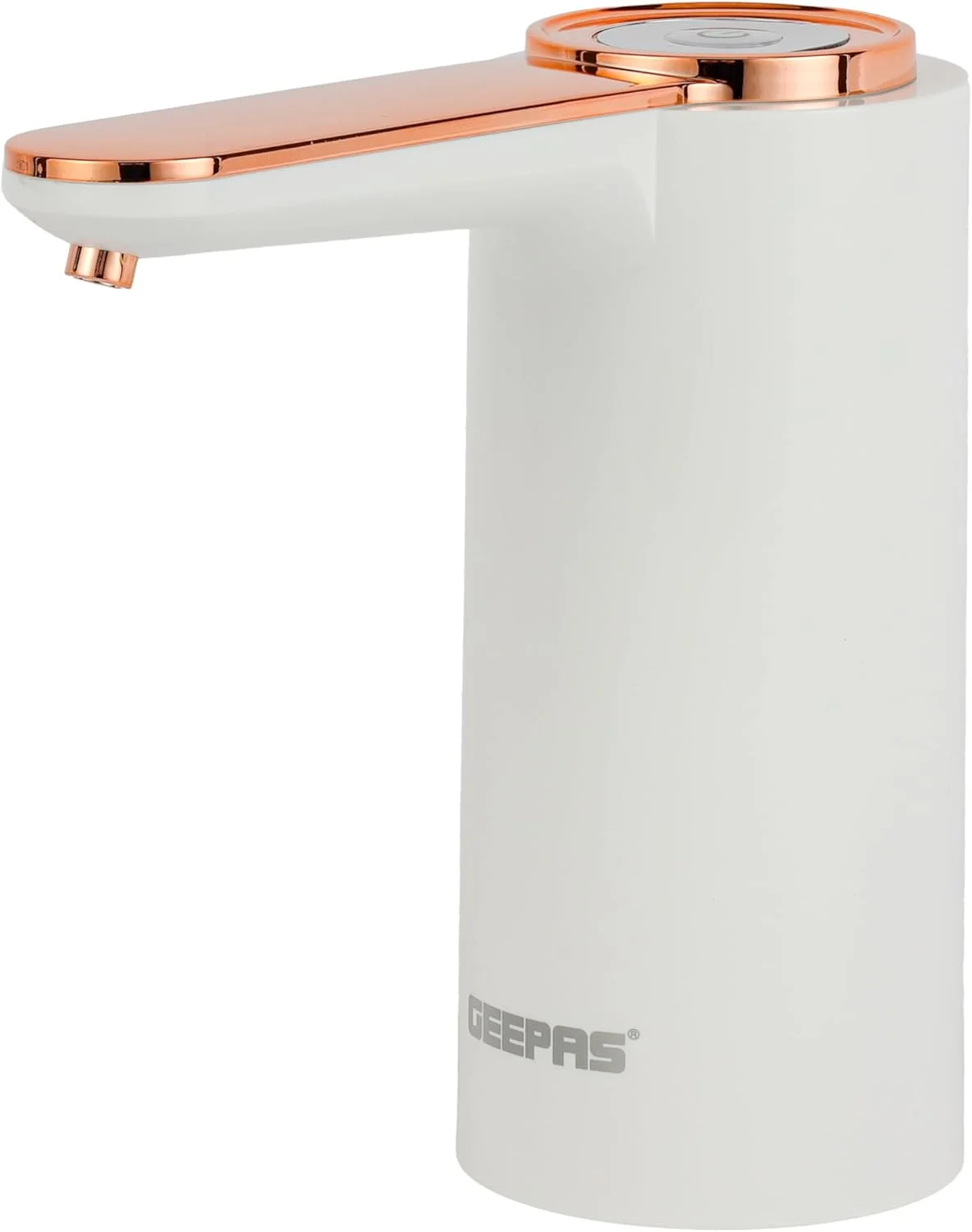 Geepas GWP17040 Rechargeable Water Dispenser Pump Bottle Pump White