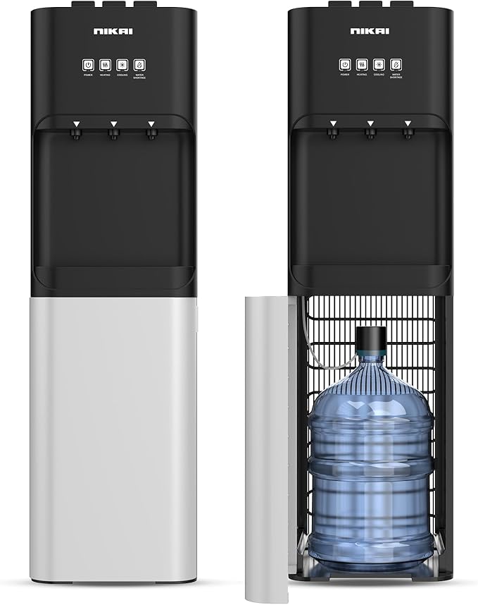 Nikai Bottom Loading Water Dispenser 3 Taps Hot Cold Room Temperature NWD4000BS